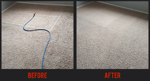 Before and After Carpet Cleaning